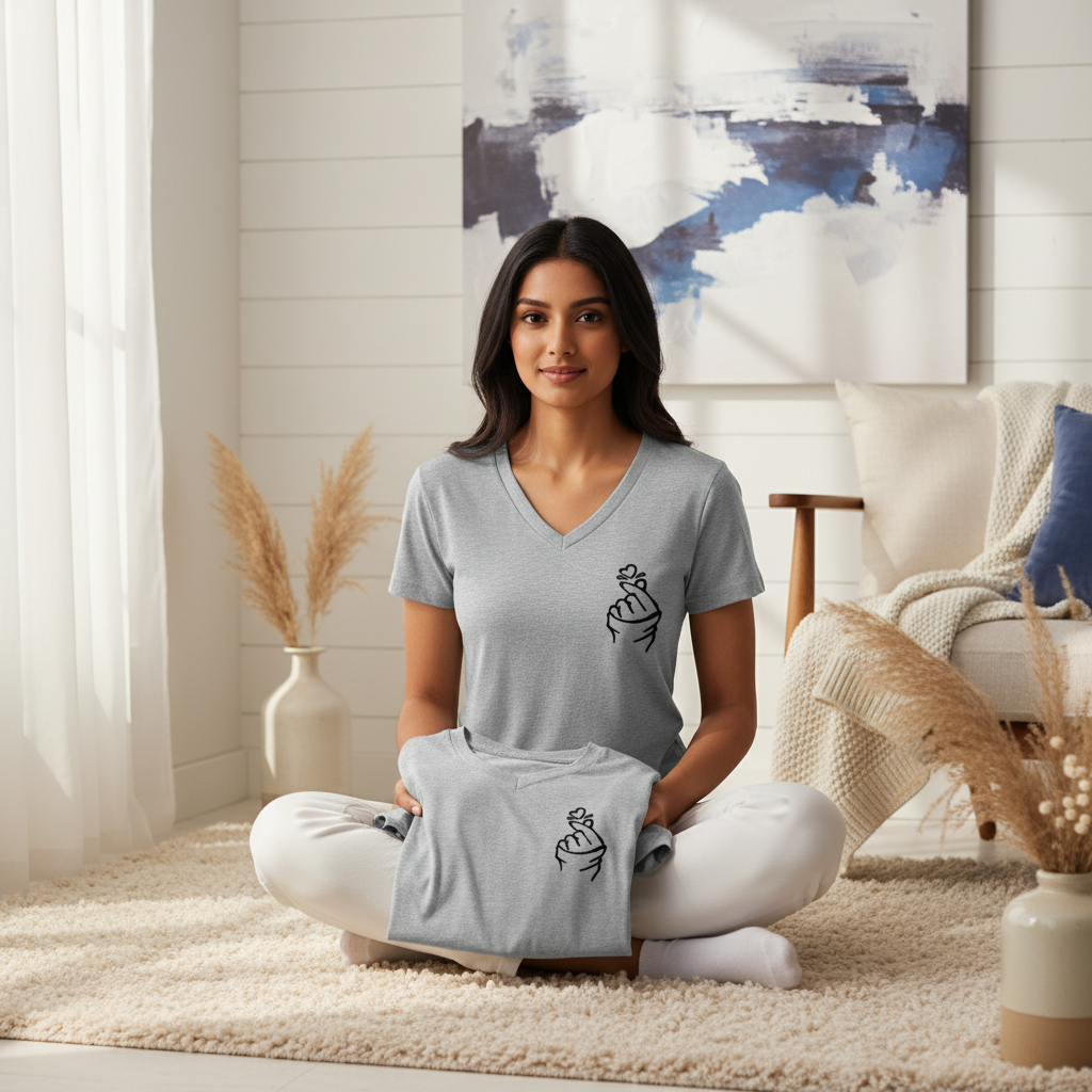 Hand Heart V shape T-Shirt